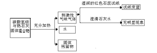 碳酸氢铵与熟石灰反应